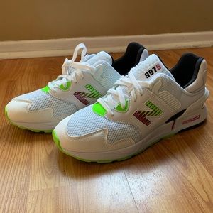 New Balance 997S X Kawhi Leonard White/Berry Lime
